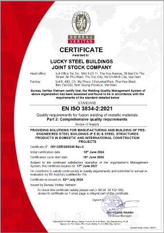 EN ISO 3834-2:2021