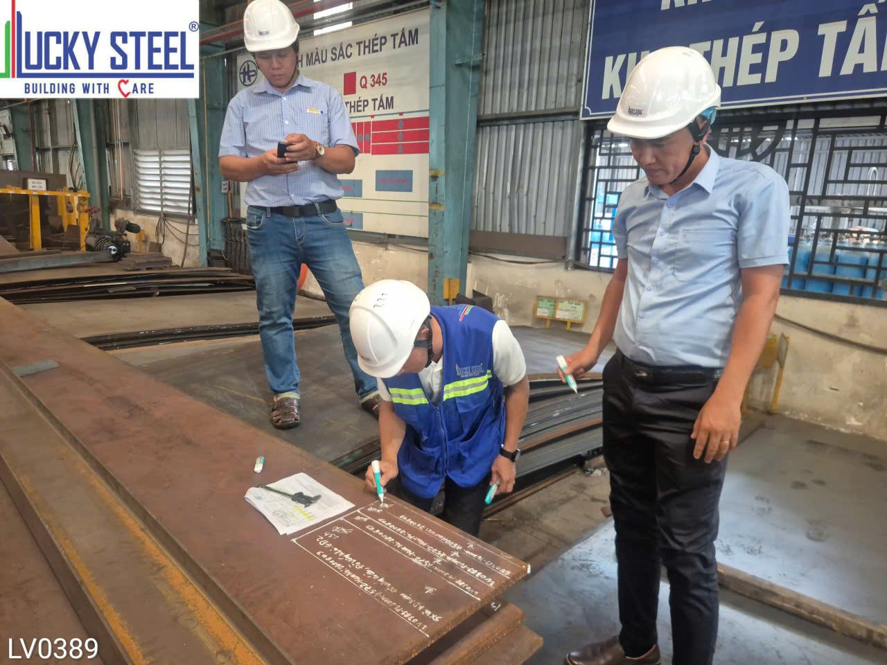Nghiệm thu vật tư đầu vào cùng khách hàng